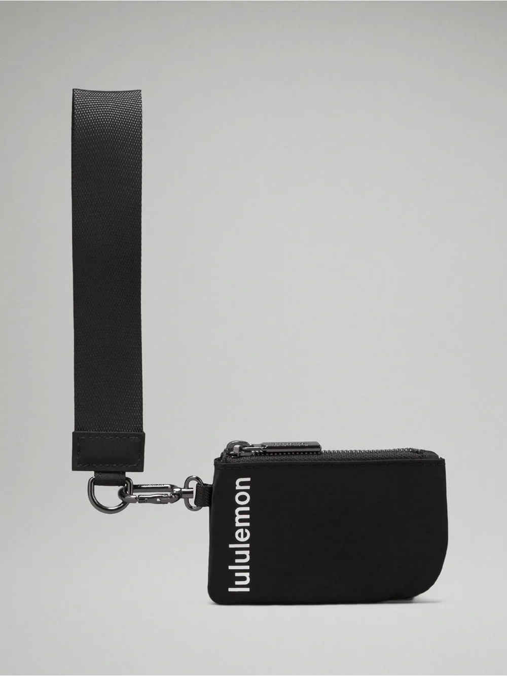 lululemon Black Double Pouch Wrist Strap Keyring - Picture 3 of 6